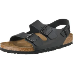 Birkenstock Milano Nubukleder Komfort-Sandalen Normal