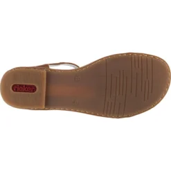 Rieker 10626410 T-Steg-Sandalen - Grau-kombi -Schuh Verkaufs-Shop 10626410 07