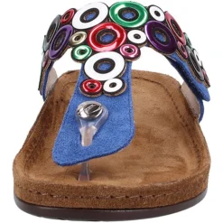 Zehensteg T-Steg-Sandalen - Blau 9 Zehensteg T-Steg-Sandalen - Blau -Schuh Verkaufs-Shop 11385144 03