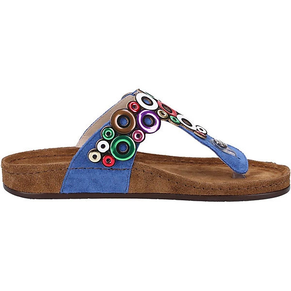 Zehensteg T-Steg-Sandalen - Blau 4 Zehensteg T-Steg-Sandalen - Blau – Bild 4