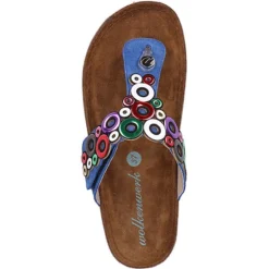 Zehensteg T-Steg-Sandalen - Blau 12 Zehensteg T-Steg-Sandalen - Blau -Schuh Verkaufs-Shop 11385144 06