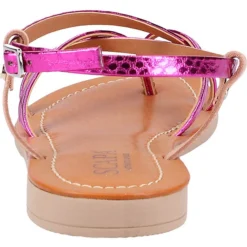 Scapa Sandalen T-Steg-Sandalen - Fuchsia -Schuh Verkaufs-Shop 11486211 05