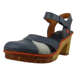 *art 0313 Amsterdam Damen Pantolette Sandale Pumps Artic-White Blau Klassische Sandalen - Blau -Schuh Verkaufs-Shop 12430025 07