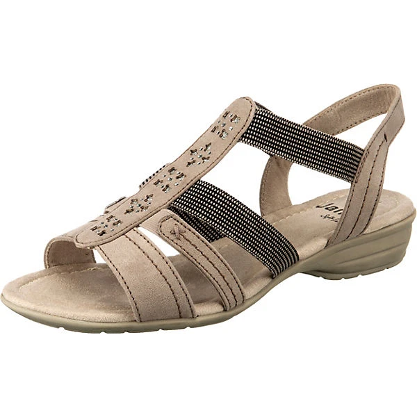 Jana Riemchensandalen - Grau 1 Jana Riemchensandalen - Grau
