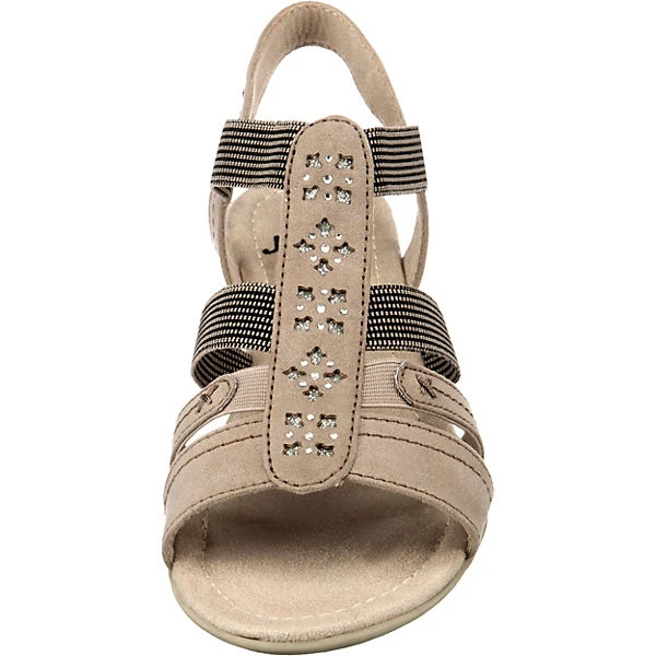Jana Riemchensandalen - Grau 3 Jana Riemchensandalen - Grau – Bild 3