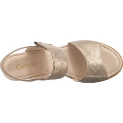 Gabor Keilsandaletten - Hellgrau -Schuh Verkaufs-Shop 12922268 06