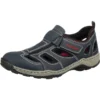 Rieker Offene Halbschuhe - Blau-kombi