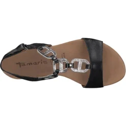 Tamaris Riemchensandalen - Schwarz-kombi -Schuh Verkaufs-Shop 13274938 05
