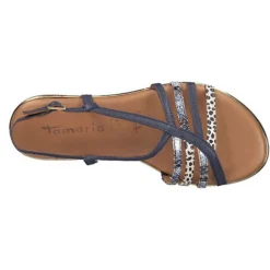 Tamaris Riemchensandalen - Blau-kombi -Schuh Verkaufs-Shop 13274990 05