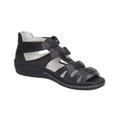 Waldläufer Damen Sandale Waldläufer Sandale Waldläufer Sandale Komfort-Sandalen - Schwarz -Schuh Verkaufs-Shop 13429386 06