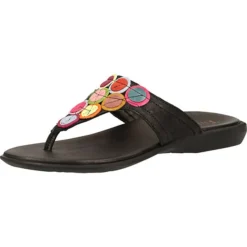 Think! Sandalen T-Steg-Sandalen - Schwarz