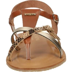 Scapa Zehensteg T-Steg-Sandalen - Braun -Schuh Verkaufs-Shop 14901404 03