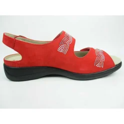 Sandalen/Sandaletten - Rot -Schuh Verkaufs-Shop 15442000 04