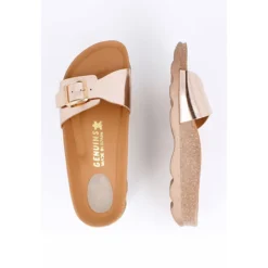 Genuins Toronto Leather Klassische Sandalen - Beige -Schuh Verkaufs-Shop 16211490 05