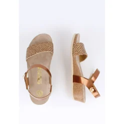 Genuins Marsella Yute Metallic Klassische Sandalen - Bronze -Schuh Verkaufs-Shop 16211948 05