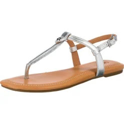 Ugg Madeena T-Steg-Sandalen - Silber