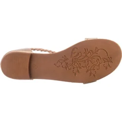 Metallic Fashion Riemchensandale - Rosegold -Schuh Verkaufs-Shop 16972452 07