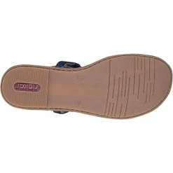 Rieker 180 T-Steg-Sandalen - Blau-kombi -Schuh Verkaufs-Shop 17443909 06