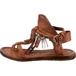 A.S.98 Ramos T-Steg-Sandalen - Cognac -Schuh Verkaufs-Shop 17577206 03