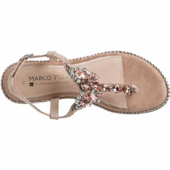 Marco Tozzi BY GUIDO MARIA KRETSCHMER Sandale T-Steg-Sandalen - Beige -Schuh Verkaufs-Shop 18428381 04