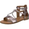 Soft Fashion Leder Riemchensandalen - Braun