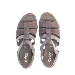 Gabor Riemchensandale Riemchensandalen - Grau 5 Gabor Riemchensandale Riemchensandalen - Grau -Schuh Verkaufs-Shop 18729681 03