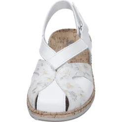 Suave Slings Komfort-Sandalen - Weiß -Schuh Verkaufs-Shop 19075314 03