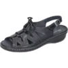 Suave Sandalen Komfort-Sandalen - Schwarz