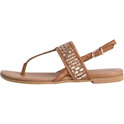 Tamaris Sandale T-Steg-Sandalen - Braun -Schuh Verkaufs-Shop 19245907 02