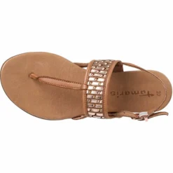 Tamaris Sandale T-Steg-Sandalen - Braun -Schuh Verkaufs-Shop 19245907 04