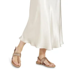 Tamaris Sandale T-Steg-Sandalen - Braun -Schuh Verkaufs-Shop 19245907 06