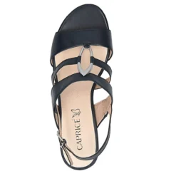 Caprice Damen Sandale Sandalette Blau 9-28208-24 855 Ocean Nappa Klassische Sandalen - Blau -Schuh Verkaufs-Shop 19368334 06