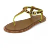 Inuovo Sandalette Sandals Camel-Leo- Neon Y Komfort-Sandalen - Braun