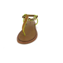 Inuovo Sandalette Sandals Camel-Leo- Neon Y Komfort-Sandalen - Braun -Schuh Verkaufs-Shop 19562154 03