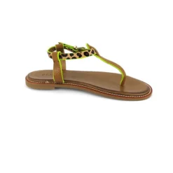 Inuovo Sandalette Sandals Camel-Leo- Neon Y Komfort-Sandalen - Braun -Schuh Verkaufs-Shop 19562154 05