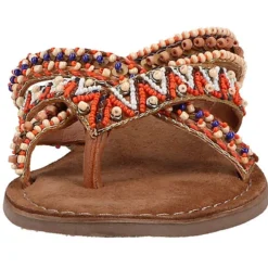 Lazamani Zehensteg T-Steg-Sandalen - Beige -Schuh Verkaufs-Shop 19870285 03