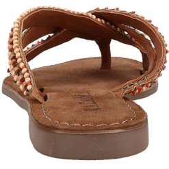 Lazamani Zehensteg T-Steg-Sandalen - Beige -Schuh Verkaufs-Shop 19870285 05