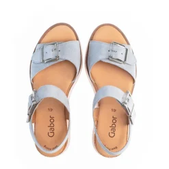 Gabor Plateau Sandale Riemchensandalen - Blau 5 Gabor Plateau Sandale Riemchensandalen - Blau -Schuh Verkaufs-Shop 19953622 03