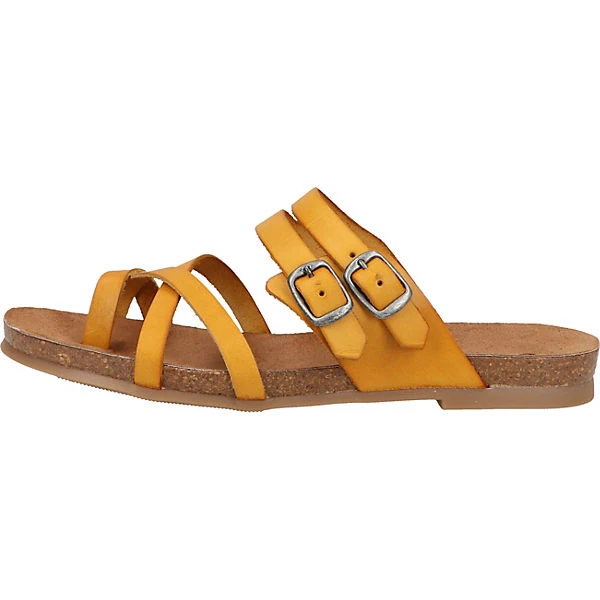 Zehensteg T-Steg-Sandalen - Gelb 2 Zehensteg T-Steg-Sandalen - Gelb – Bild 2