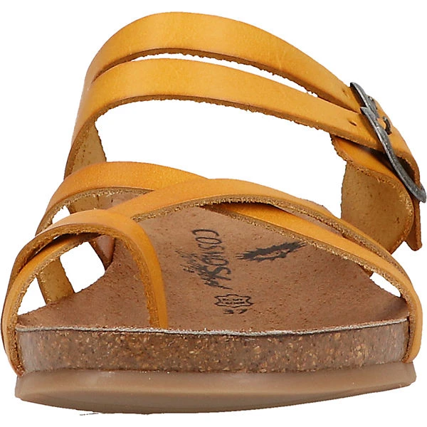 Zehensteg T-Steg-Sandalen - Gelb 3 Zehensteg T-Steg-Sandalen - Gelb – Bild 3