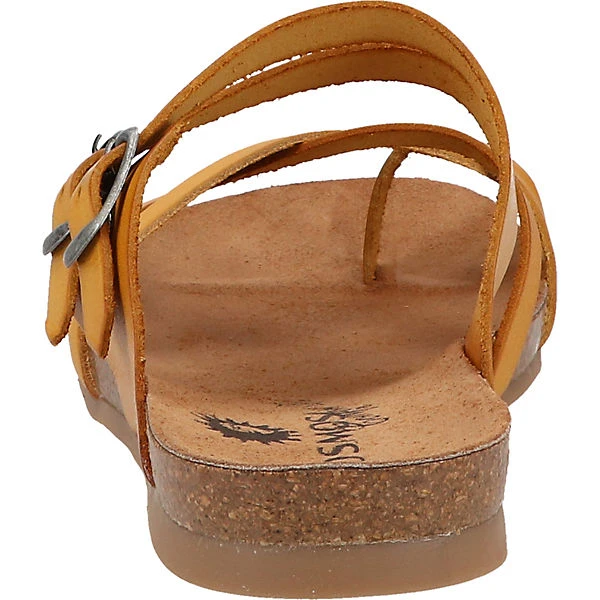 Zehensteg T-Steg-Sandalen - Gelb 5 Zehensteg T-Steg-Sandalen - Gelb – Bild 5