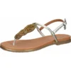 MEXX Zehensteg T-Steg-Sandalen - Gold