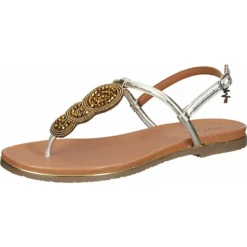 MEXX Zehensteg T-Steg-Sandalen - Gold