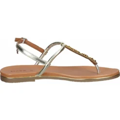 MEXX Zehensteg T-Steg-Sandalen - Gold -Schuh Verkaufs-Shop 20374641 04