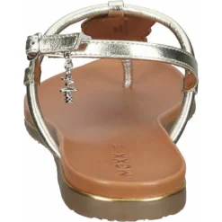 MEXX Zehensteg T-Steg-Sandalen - Gold -Schuh Verkaufs-Shop 20374641 05