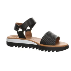 Paul Green Damen Riemchensandalen Sandale Fußbett Bequem Freizeit Glattleder Uni Riemchensandalen - Schwarz -Schuh Verkaufs-Shop 20788146 07