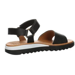 Paul Green Damen Riemchensandalen Sandale Fußbett Bequem Freizeit Glattleder Uni Riemchensandalen - Schwarz -Schuh Verkaufs-Shop 20788146 08