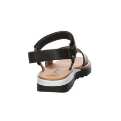 Paul Green Damen Riemchensandalen Sandale Fußbett Bequem Freizeit Glattleder Uni Riemchensandalen - Schwarz -Schuh Verkaufs-Shop 20788146 09