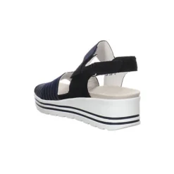 Damen Riemchensandalen H-Michelle Sandale Fußbett Bequem Freizeit Leder-/Textilkombination Uni Riemchensandalen - Dunkelblau 13 Damen Riemchensandalen H-Michelle Sandale Fußbett Bequem Freizeit Leder-/Textilkombination Uni Riemchensandalen - Dunkelblau -Schuh Verkaufs-Shop 20788264 05