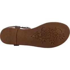 Metallic Fashion Riemchensandale T-Steg-Sandalen -Schuh Verkaufs-Shop 21322846 07